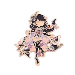Genshin Impact Video Game Raiden Shogun Enamel Pins GS-06